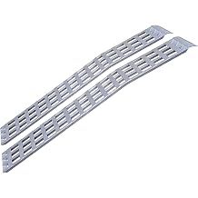 GEN-Y HITCH Arched Aluminum Ramps, 1 Ft x 7 Ft 10 in, 750 lbs Capacity Per Ramp, Lightweight