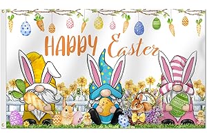 Happy Easter Decor For Outdoor 3x5Ft Flag