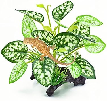 Reptile Artificial Plants, Terrarium Decorations Supplies