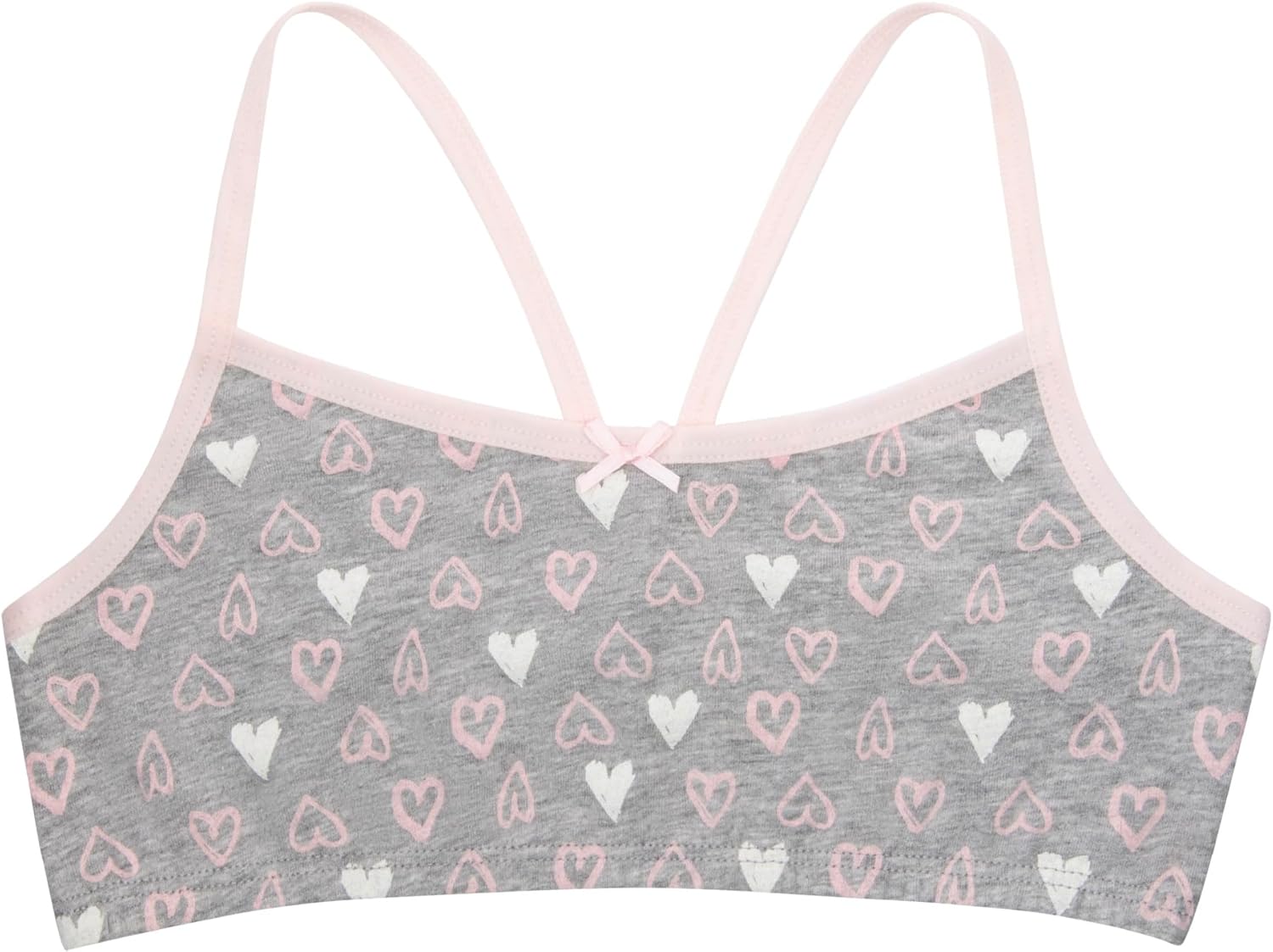 5 Pack Cotton Girls Training Bras - Racerback Crop Cami Training Bras for Girls - Image 4