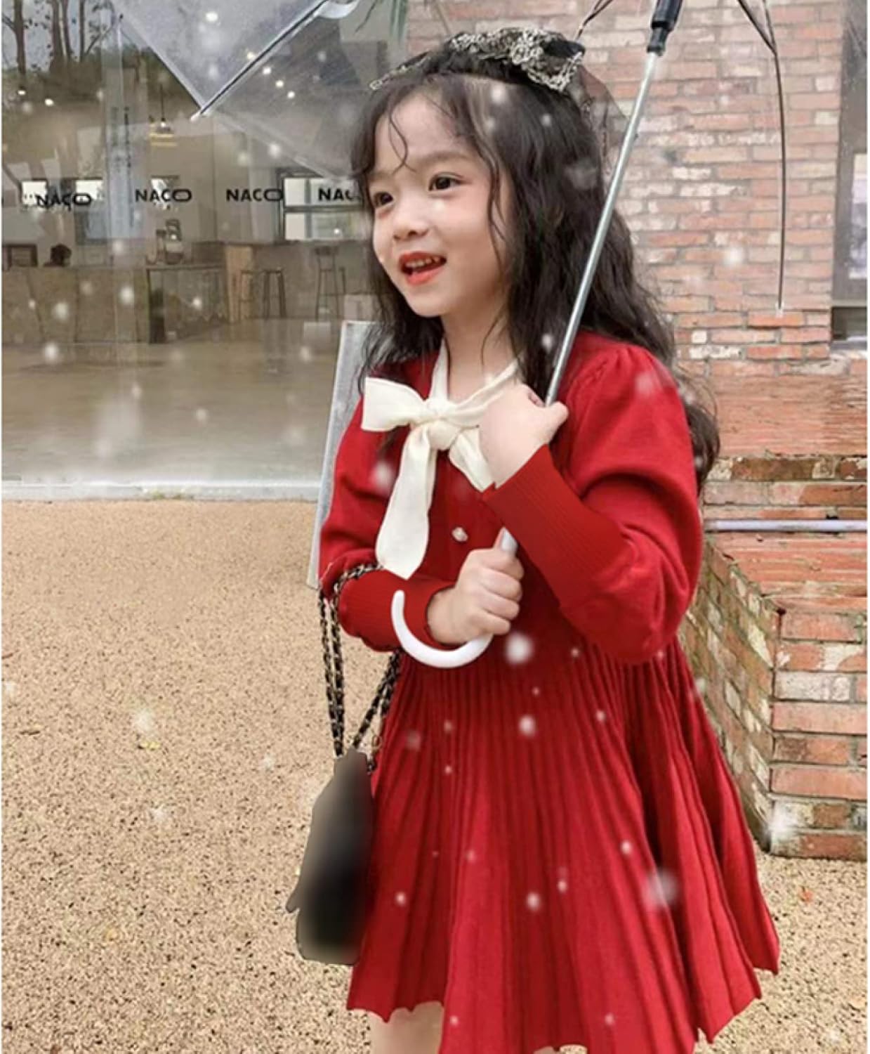 楽天市場】ワンピース 長袖 長袖ワンピース 女の子 キッズ 子供服 春 秋 子ども服 小学生 ジュニア ガールズ 通学 お出かけ 学園祭 卒園式  入学式 卒業式 発表会 カジュアル フォーマル かわいい 可愛い おしゃれ お洒落 ホワイト 白 ブラック 黒 120 130 140 女児服 ワンピース 女の子 長袖 ブラック 淑女 スカート 蝶々結び付き ナチュラル 学院風 韓風 真珠の装飾 かわいい Aライン