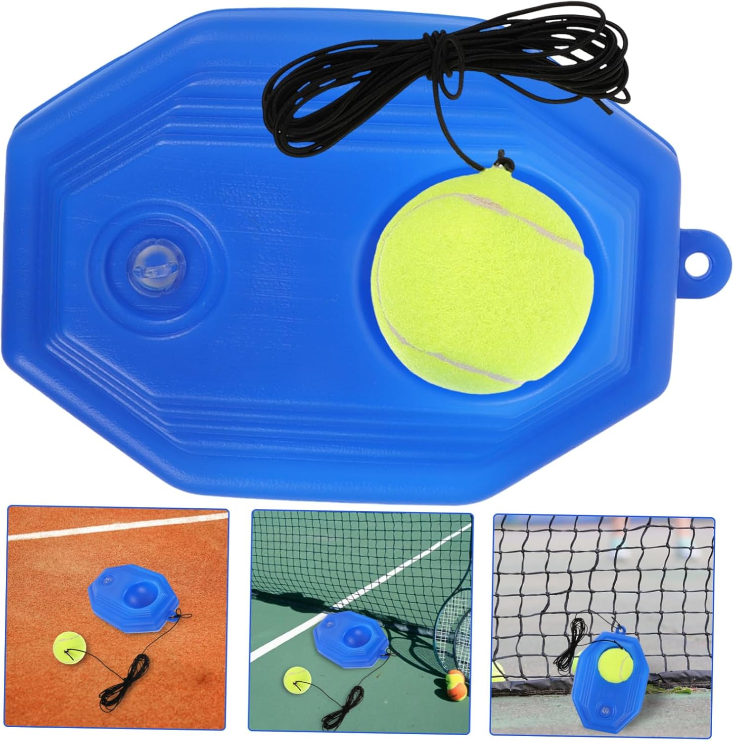 Mikikit Tennis Trainer Kit for Tennis Machine Tennis Practice Equipment Tool Indoor Tennis Kit Tennis Device