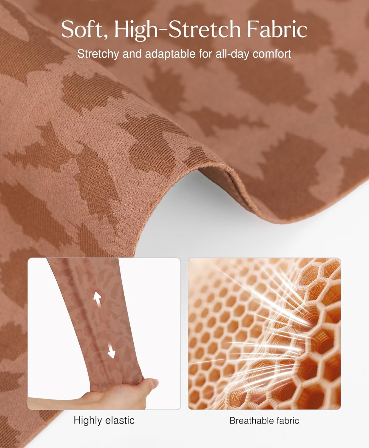 Popilush Seamless Bras for Women - Wireless Comfortable Bra Push Up Bralette Full Coverage Deep V Leopard Print Bra Everyday Bras - Image 5