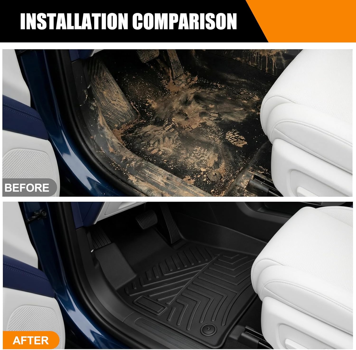 Floor Mat Cargo Liner Compatible with 2026 Hyundai Palisade TPE All-Weather Floor Liner for Palisade Accessories(for 26palisade)