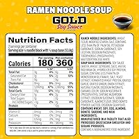 Vista 2 de Maruchan Fideos de ramen artesanales de salsa de soja dorada, 3.79 onzas, paquete de 5
