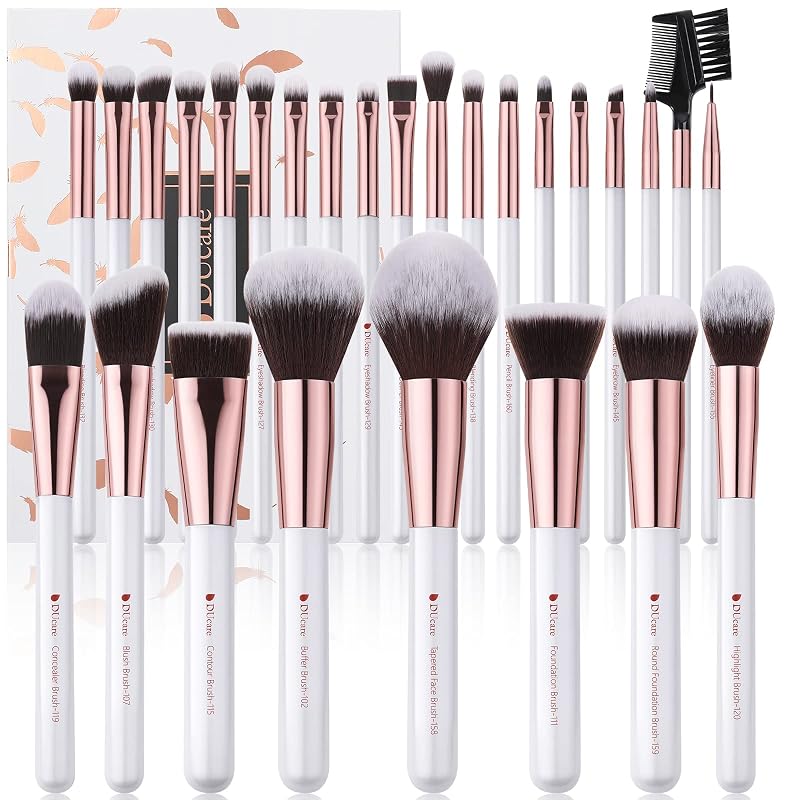Kit de Pincéis de Maquiagem DUcare com 27 Unidades