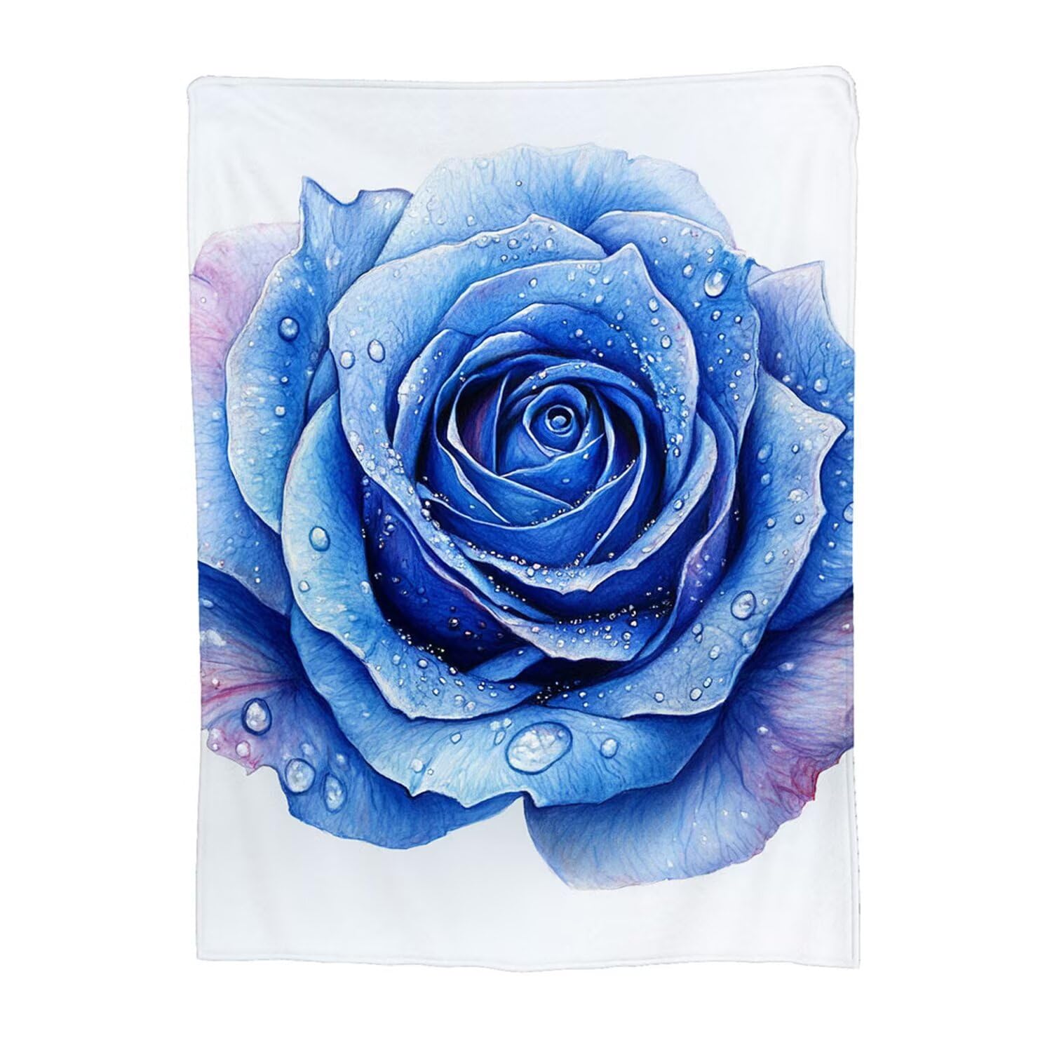 Couverture flanelle rose 180x200cm lavable pour canapé sans boulocher