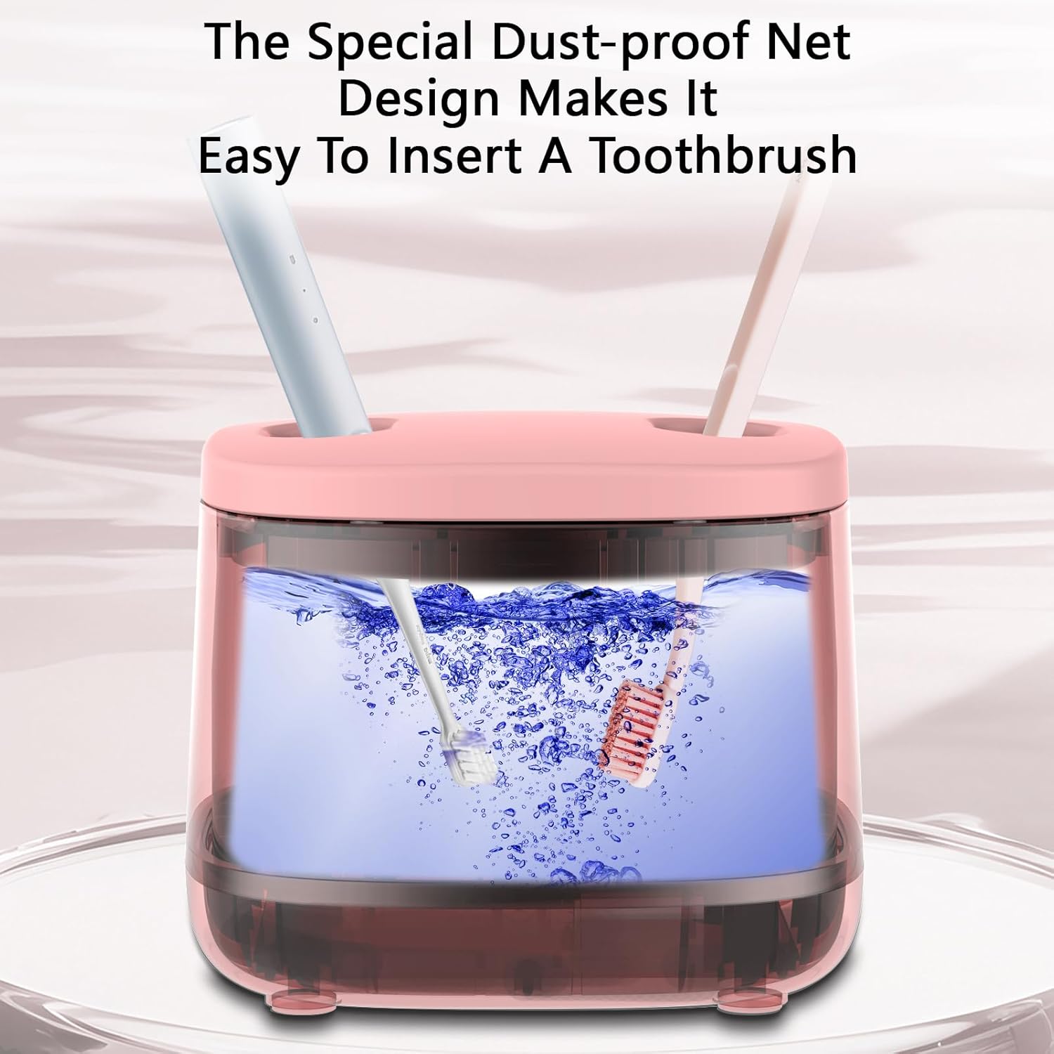 Dental Ultrasonic Retainer Cleaner Machine-45khz , Cleaning for Dentures, Mouth Guards, Aligners, Night Guards, Braces, Toothbrush Heads & Jewelry,Protable UV Retainer Cleaning Pod for Home &Travel
