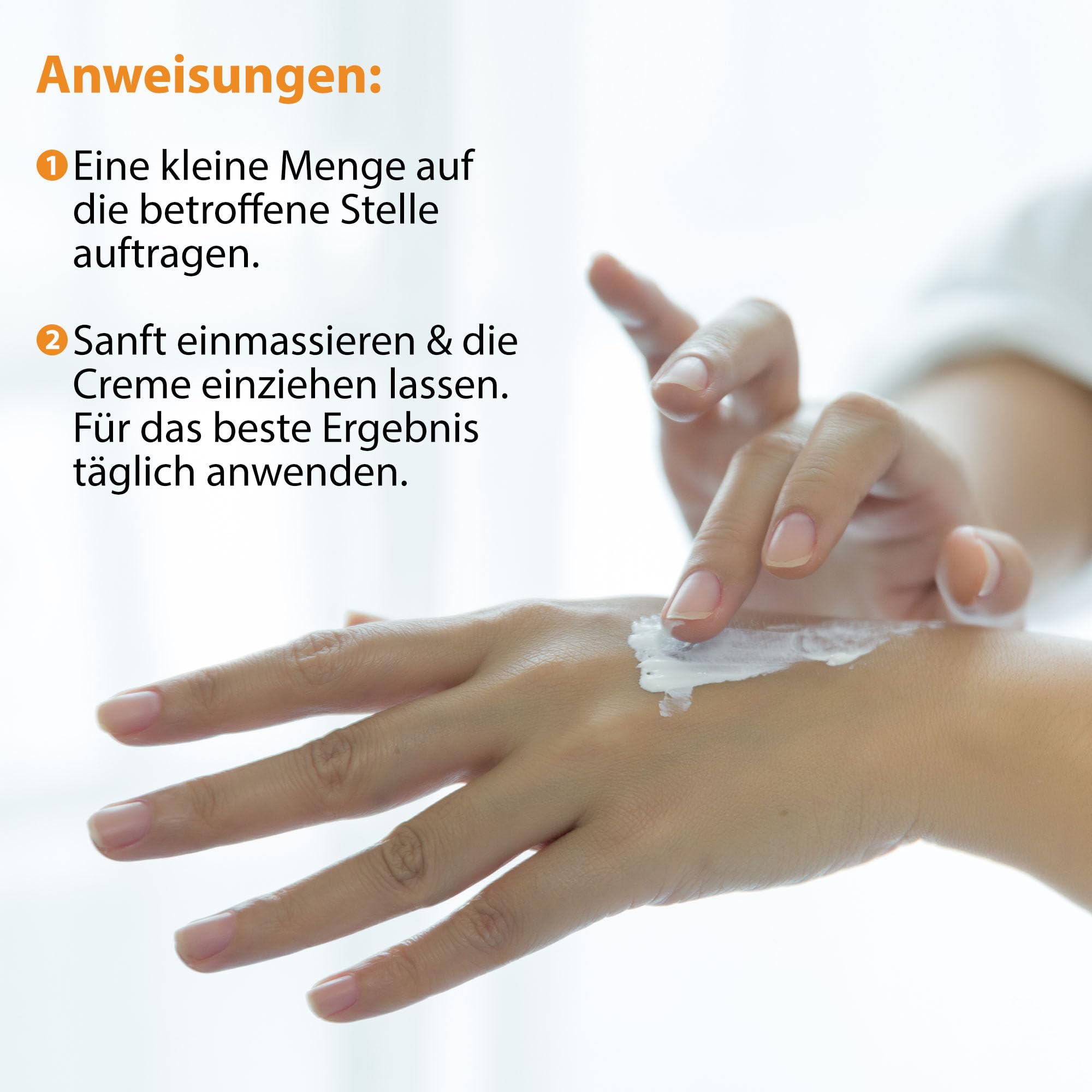 Ortho Körpercreme – Pflanzliche Hautpflegecreme für Knie, Ellbogen, Schultern und Rücken – mit Eukalyptusöl, Sesamöl und Sheabutter – 100 ml