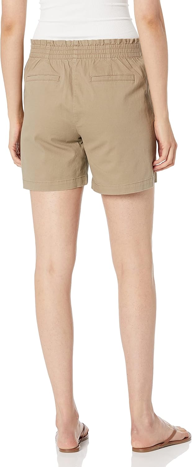 Gloria Vanderbilt Women's Pull on Wide Leg Chino Short Standard - Image 2