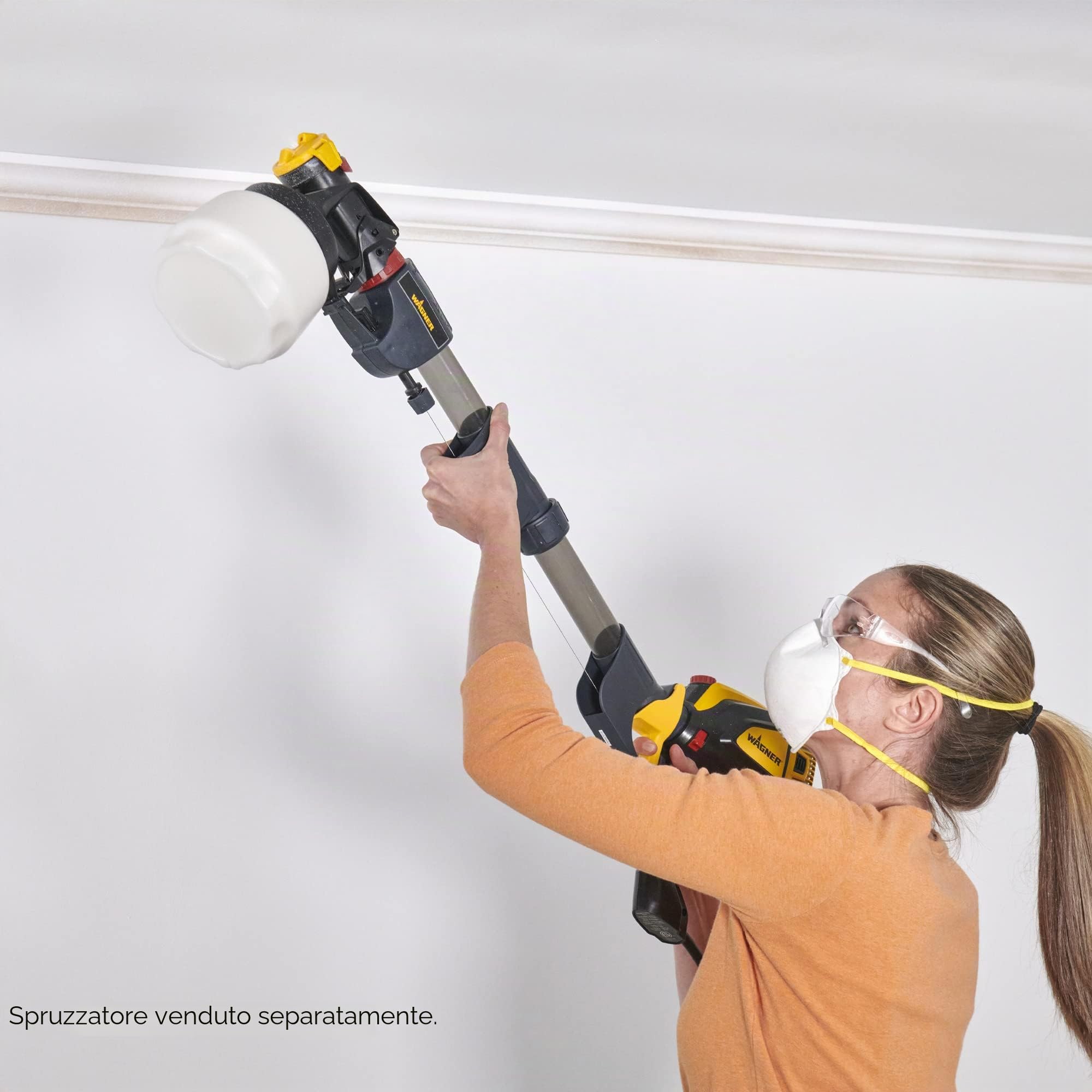 WAGNER Prolunga dell'impugnatura Universal Ectra Extension per uno sbraccio più lungo di 60 cm, accessori per Pistola a Spruzzo WAGNER