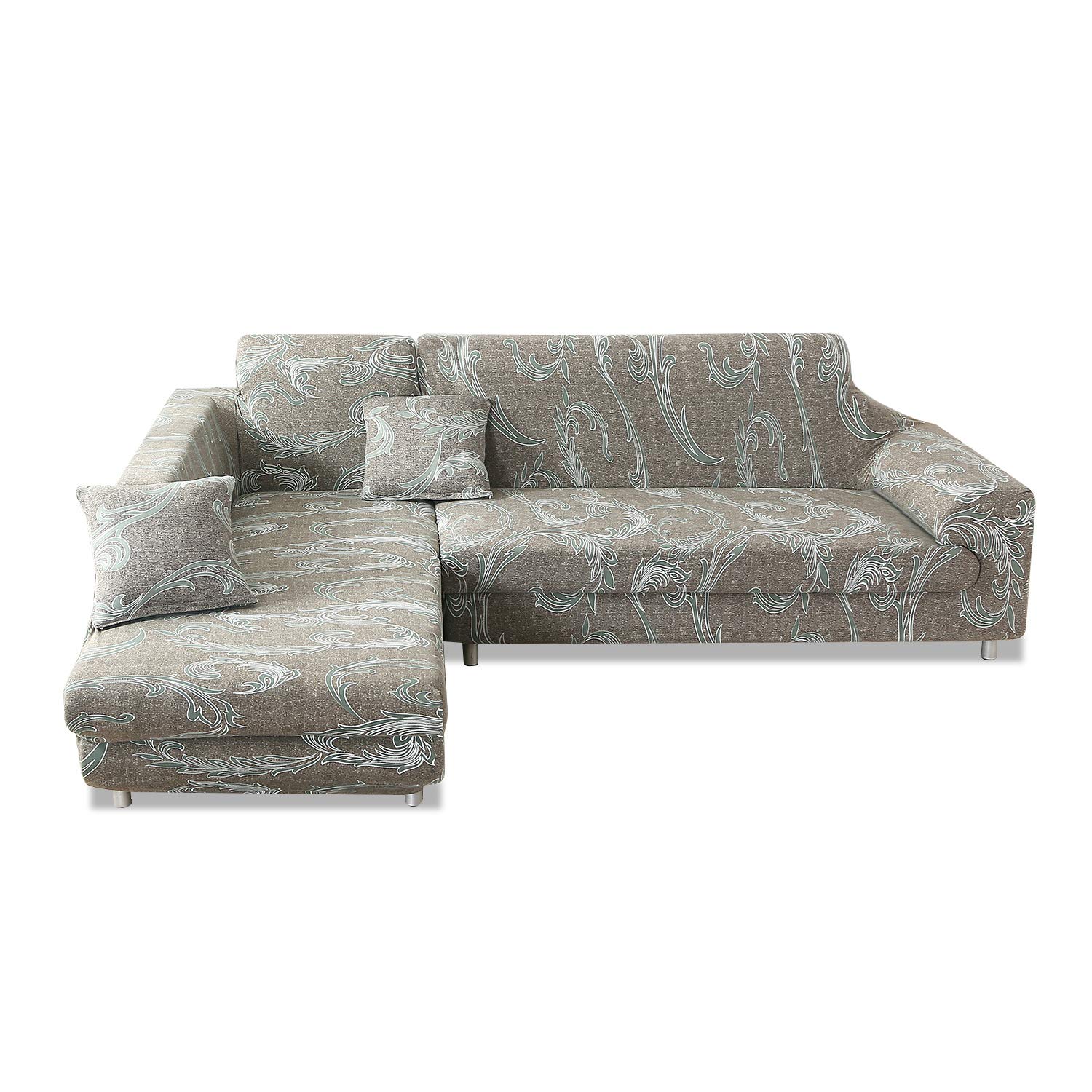Housses de canapé en L et revêtements extensibles pour canapés sectionnels durables