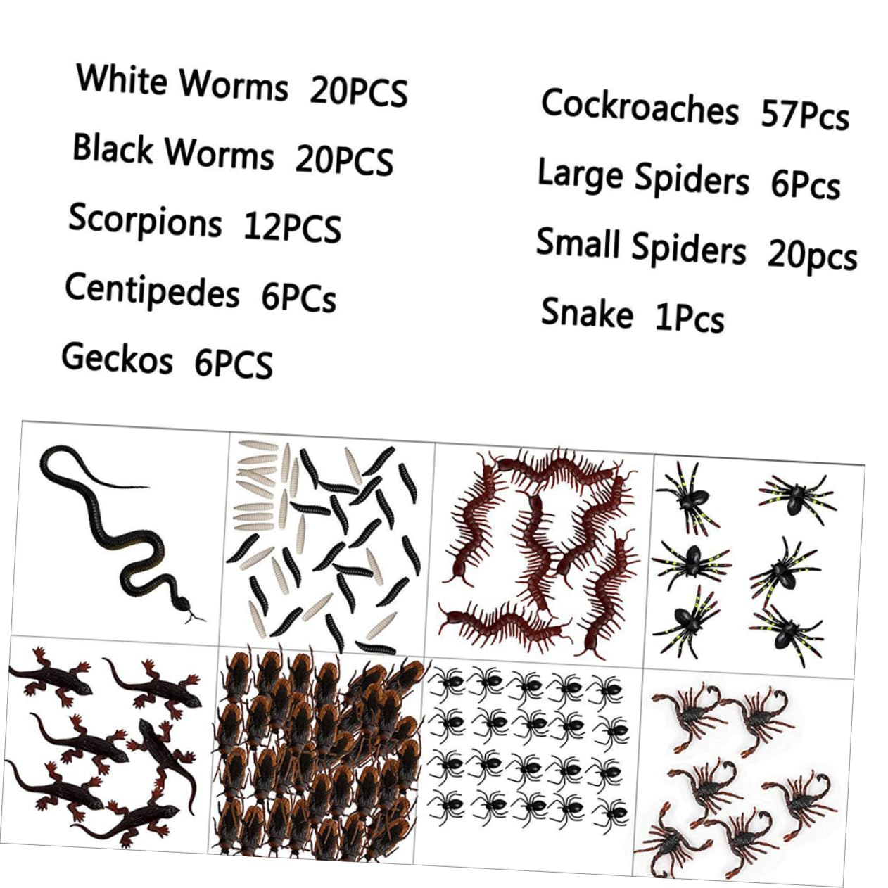 Alasum STK Gefälschte Spinnenstütze Gefälschte Schlangenrequisiten Aprilscherz Requisiten Halloween Knifflige Spielzeuge Halloween-Spielzeug Halloween-Ornamente Falsche Schlange