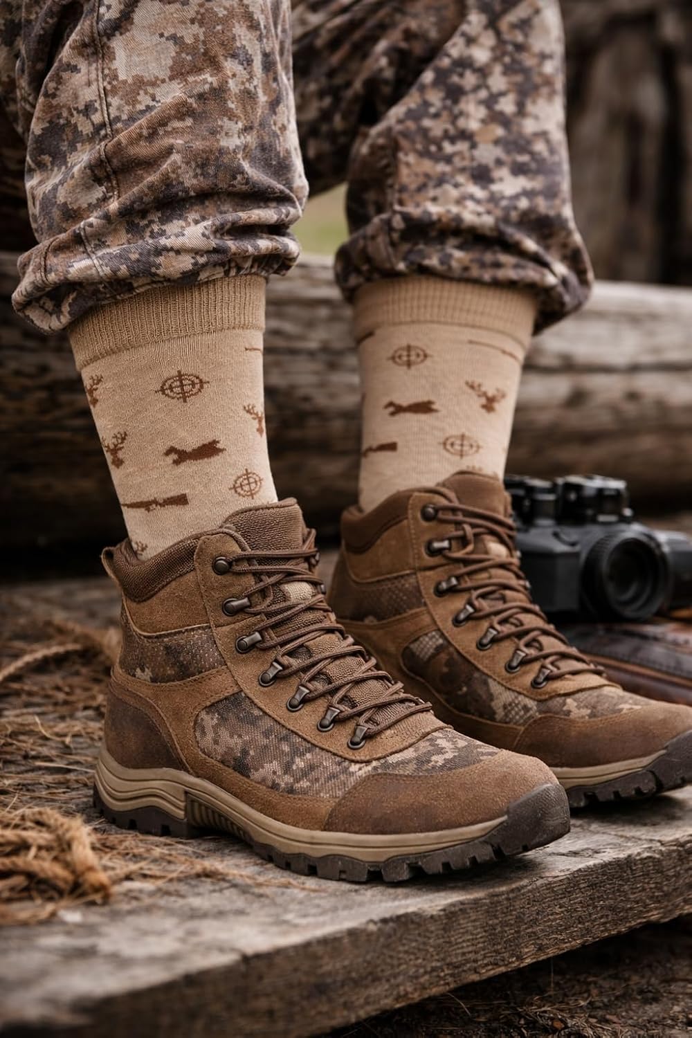 Hunting Socks For Men, Fun Hunting Gifts, Great Gift for Hunters, One Size, 8-13