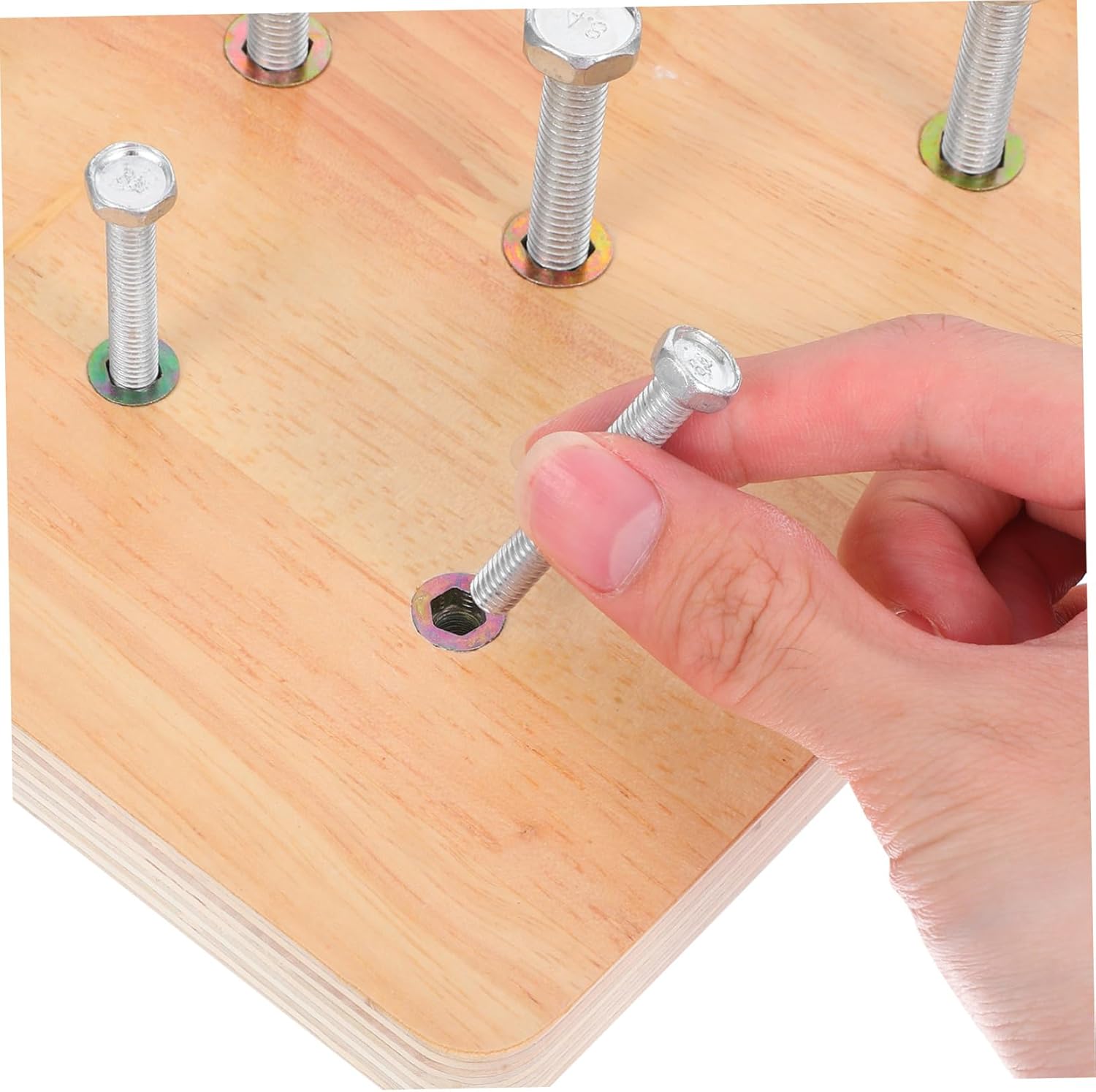 Finger Rehabilitation Trainer Hand Therapy Tools Hand Exercise Board for Motor Skills Development