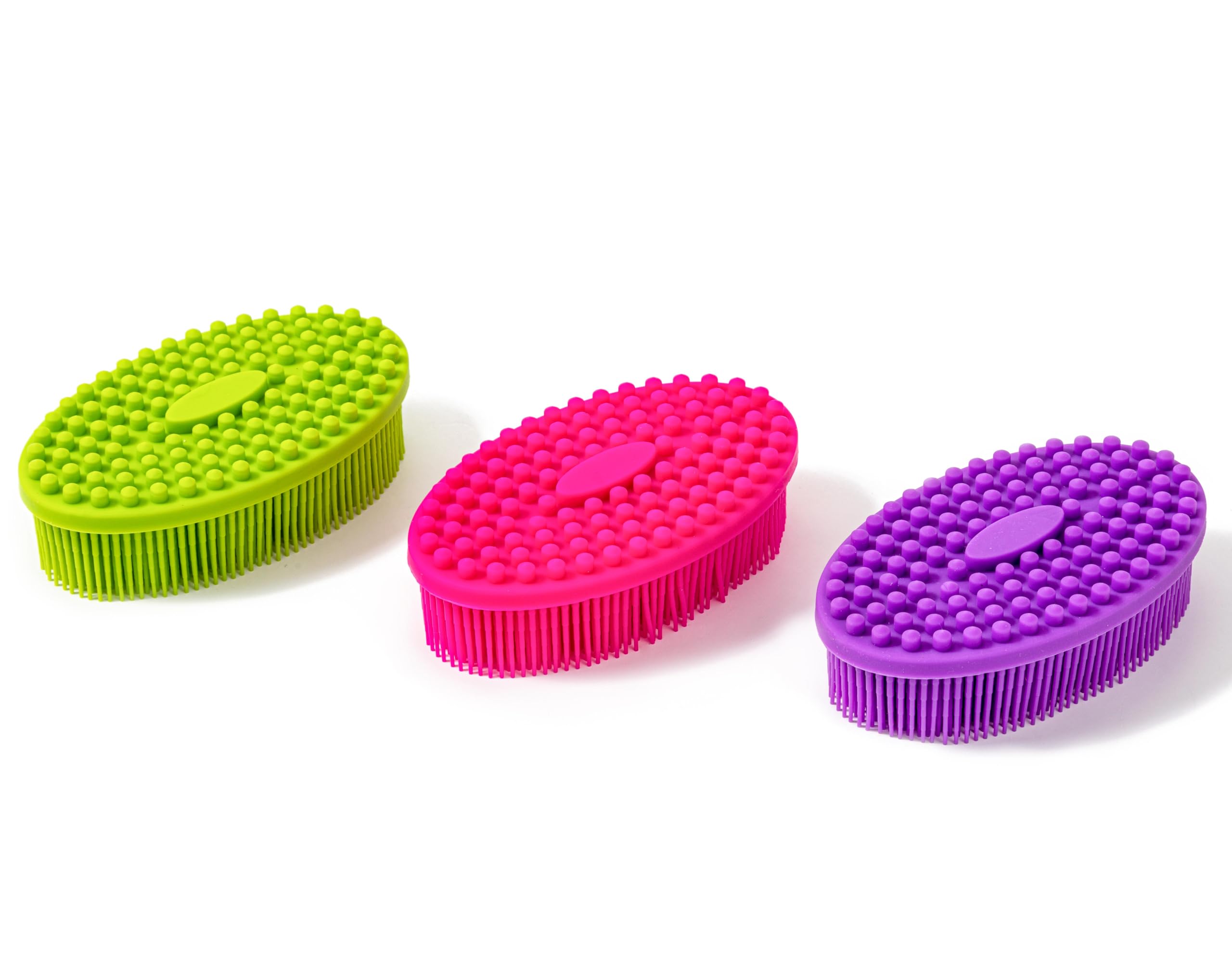Premium Sensory Brush for Kids or Autism,Soft Silicone Body Scrubber,2 in 1 Sensory Room Occupational Therapy Brushes,Silicone Loofah,Pet Shower Brush Bath Brushes - Image 2