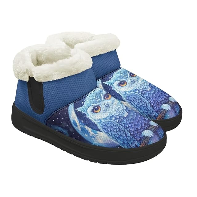 Womens Barefoot Boots Shoes Anti-Slip Winter Snow Boots Warm Wide Toe Box Ankle Booties Soft EVA Sole 4