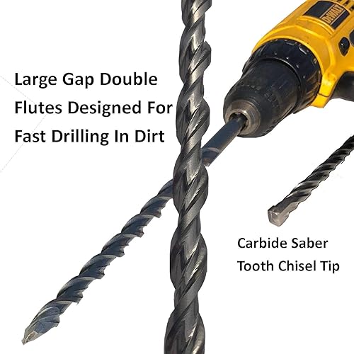 Miniatura 6 de Paquete con estacas para tienda de campaña atornilladas accionadas por taladro