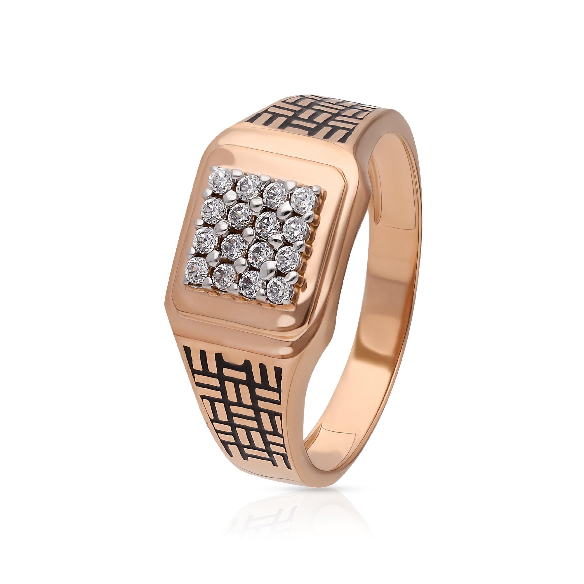 Malabar Gold & Diamonds 18k (750) BIS hallmark Yellow Gold Ring for Men, Cockail Ring FRDZL47315