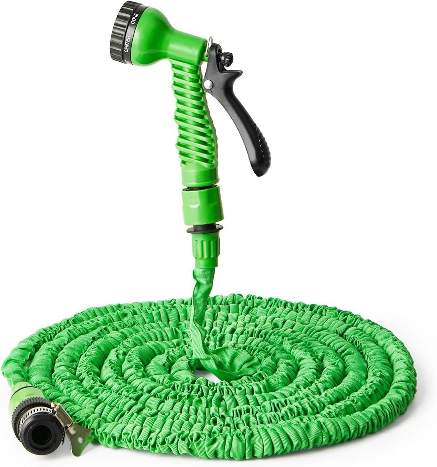 Amazon ホースリール 30m 伸びるホース 散水ホース 3倍に伸びるホース 10m30m 伸縮ホース 7パターン散水ノズル 軽量