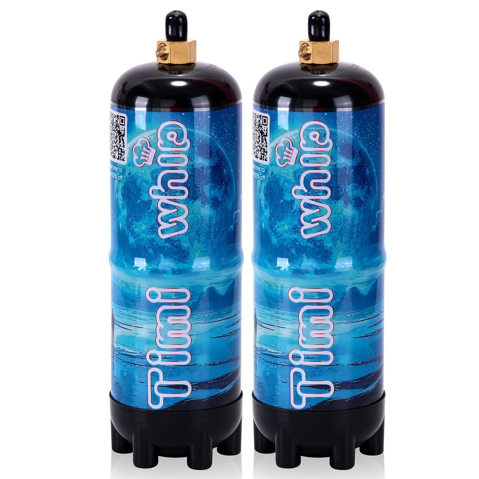 640g Nitrous Oxide Tank 1L Whipped Cream Charger Whip Cream Canister, Pack of 2