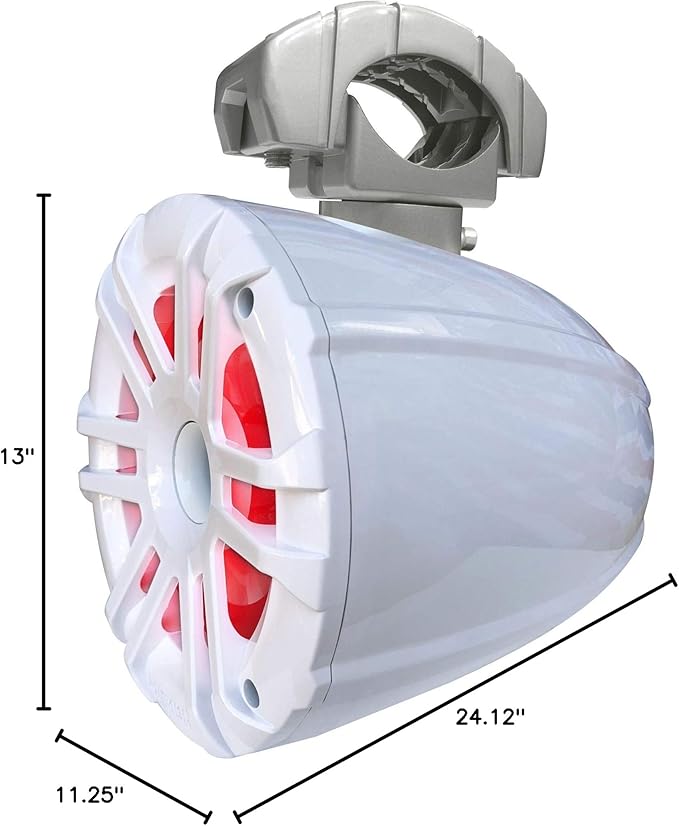 Parlantes Memphis LED Tower con 4 MXA62TW 6.5 pulgadas Blancos miniatura 9