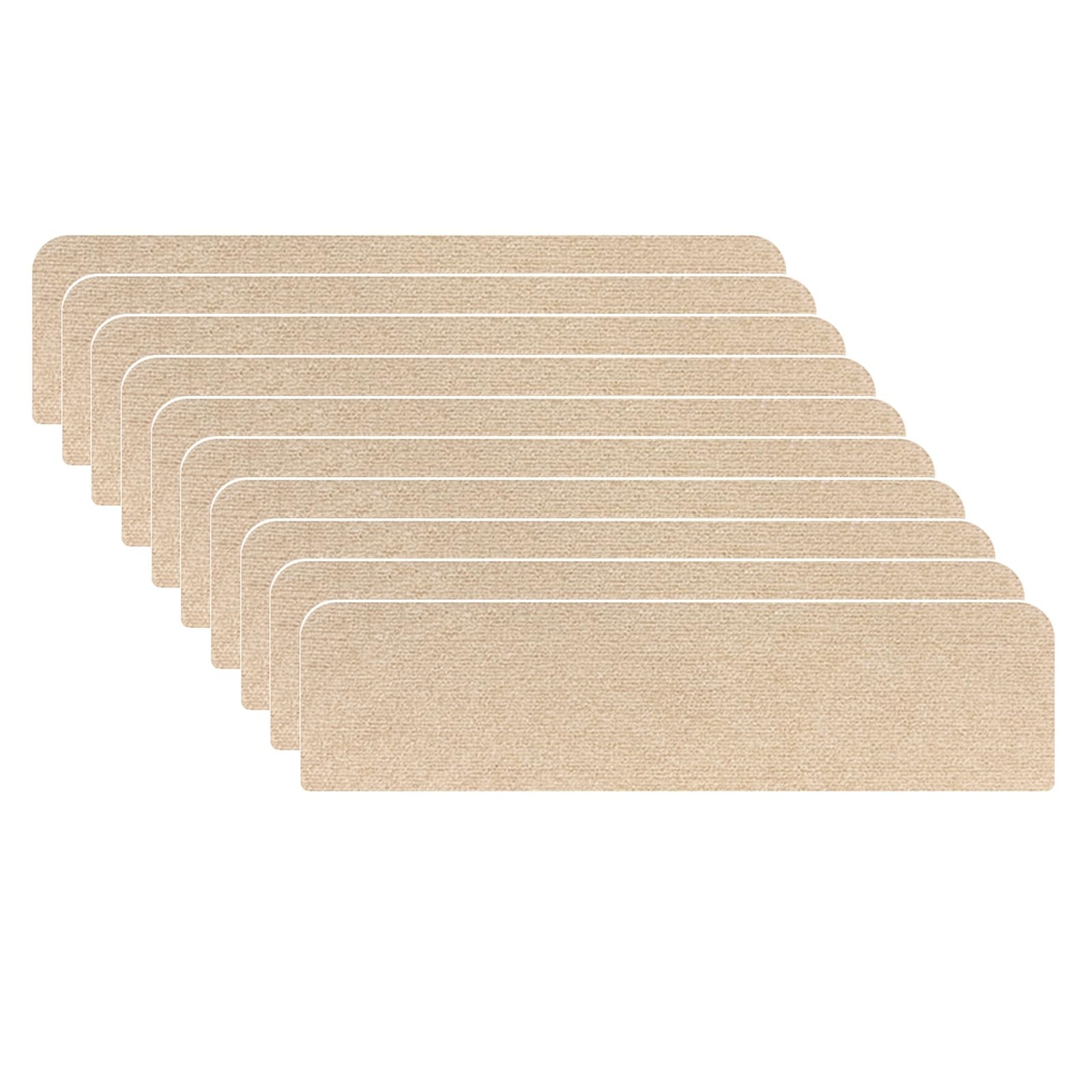 Alfombrillas antideslizantes para escaleras de madera y mármol pack de 3 protectores adhesivos