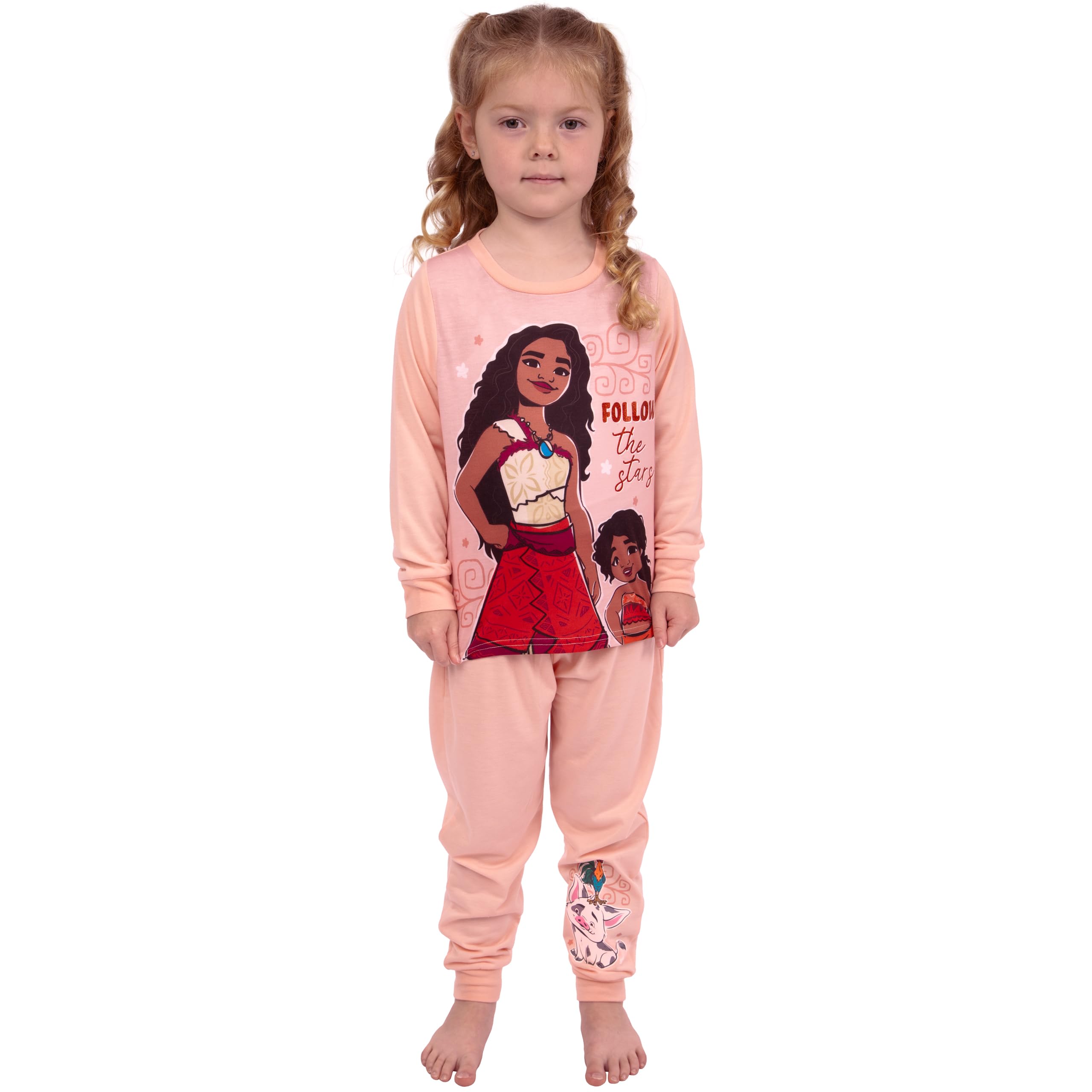 Disney Moana Piżamy | Piżamy Z Brokatem Dla Dziewczynek | Zestawy Piżam Dla Dziewczynek