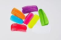 Vista 6 de Moon Glow Rayas de color neón UV Amarillo Máscara de cabello - Tinte para el cabello lavado temporal Color neón brillante, brilla bajo luces