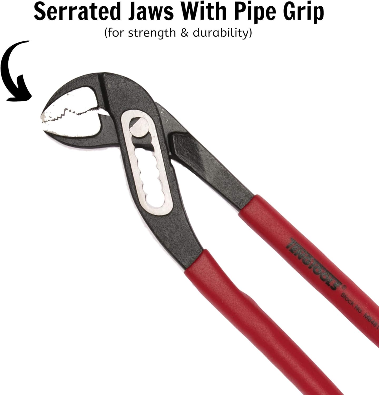 Teng Tools 7 Inch Vinyl Grip Slip Joint/Water Pump Pliers - MB481-7