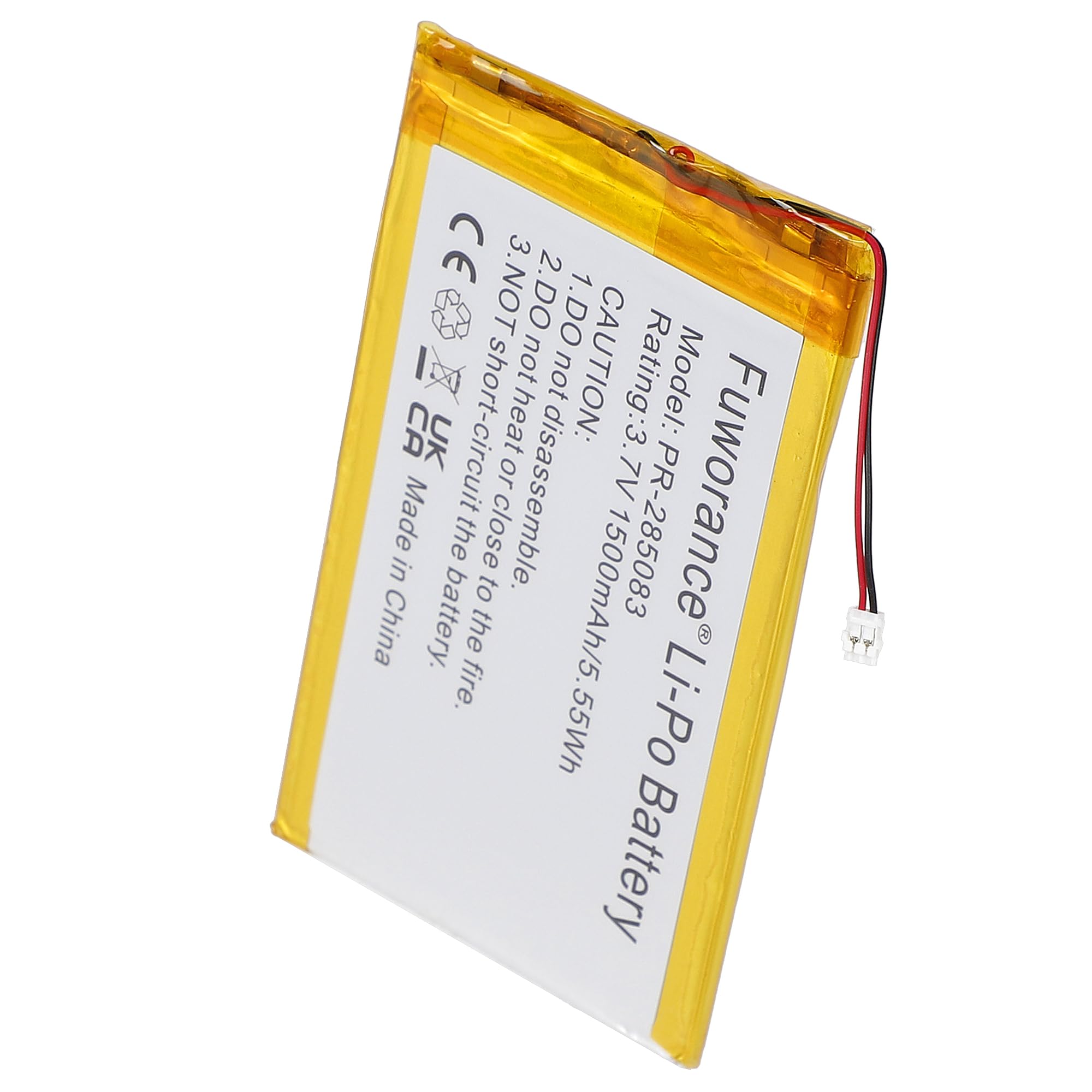 1500mAh 3.7V PR-285083 Batteria Compatibile con Kobo Aura/Glo HD/H2O/per Pocketbook 631 Touch HD/per Barnes & Noble Nook Glowlight Plus 2015/per Noble BNRV510/per Tolino Shine 2 HD/3