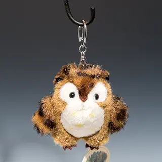 たけのこ プチ森のなかま キーホルダー ミミズク 茶 ぬいぐるみ 68123