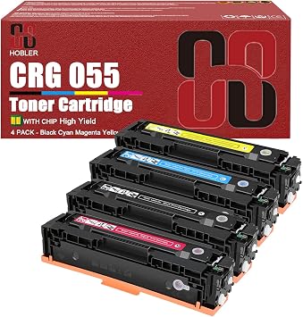 CRG055 Toner Cartridges Compatible for Canon 055 CRG-055 Toner Cartridge Work for Canon ImageCLASS MF741cdw LBP664cdw MF743cdw MF745cdw MF746Cdw Printers