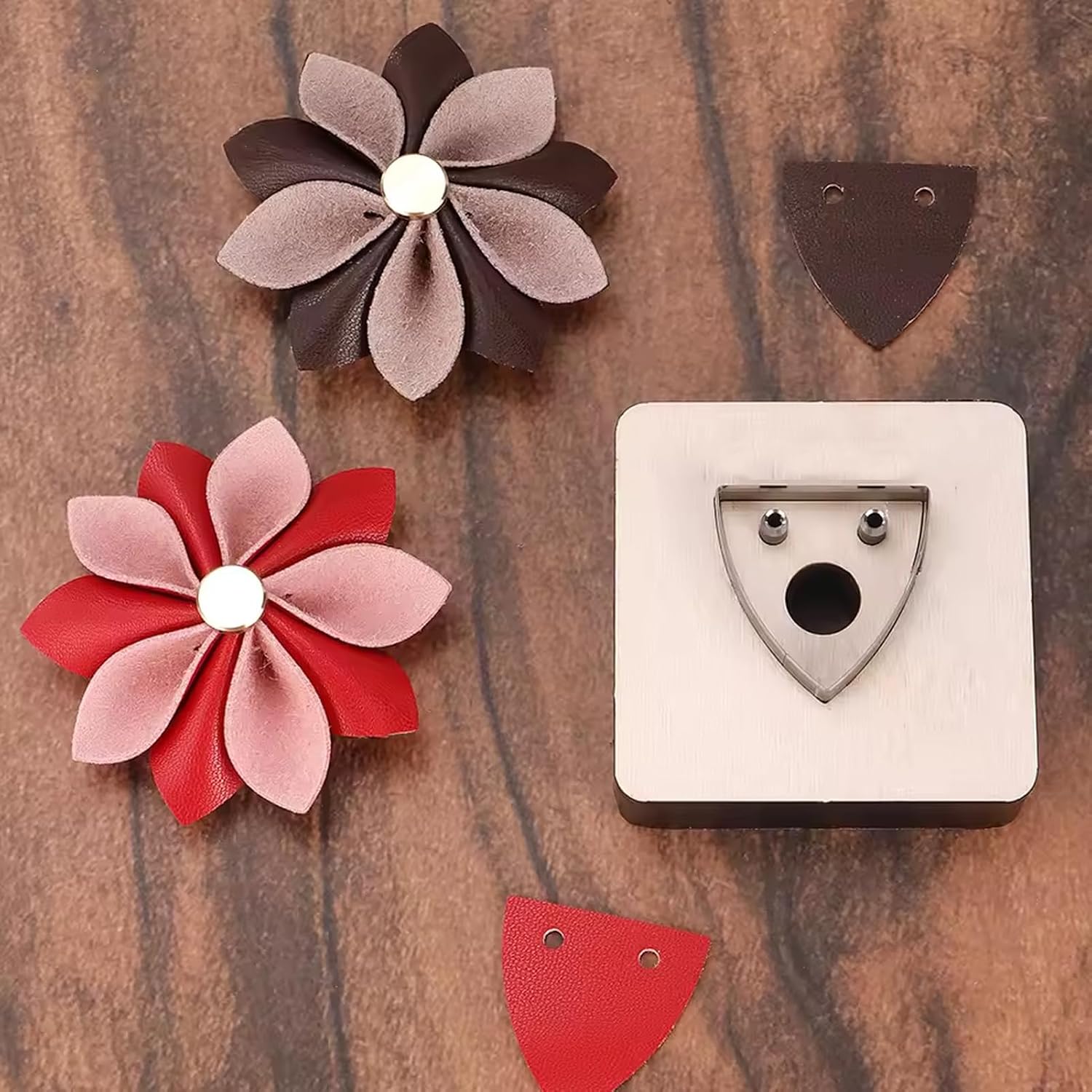 Leather Cutting Die,3D Flower Shape Leather Die Cutter Tool,Cutting Mold for DIY Crafts
