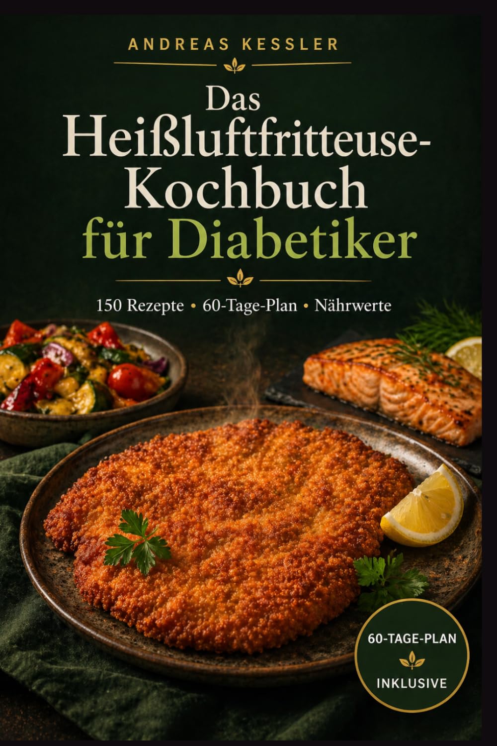 Das Heißluftfritteuse Kochbuch für Diabetiker: Das Heißluftfritteuse-Kochbuch für Diabetiker: 150 Low-Carb-Rezepte für Insulinresistenz, ... gesunde Ernährung und Genuss ohne Verzicht