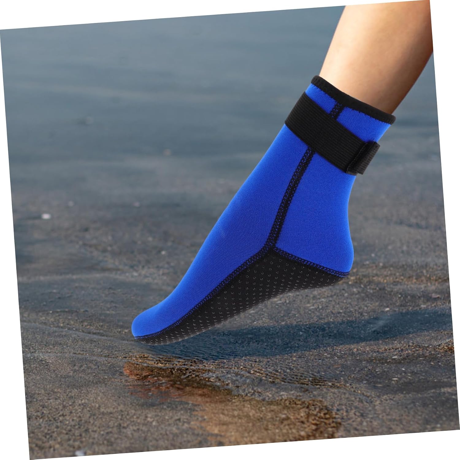 WOONEKY 1pair Neoprene Diving Socks for Snorkeling and Surfing Non- Booties for Beach Activities Material Unisex XXS