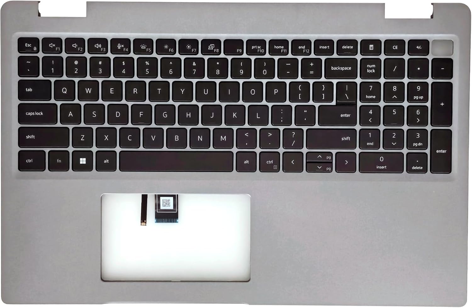 9MDK8 Replacement Upper Case Palmrest Top Cover for Dell Latitude 5520 Precision 3560 Laptop Laptop with Backlit Keyboard 09MDK8