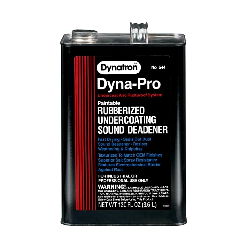 3M Dynatron 544 Dyna-Pro Revestimento Emborrachado Pintável para Chassi, 3,6 L