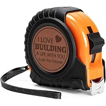 Gifts for Husband Boyfriend, Valentines Day Birthday Gifts Anniversary Christmas Gift for Him,Romantic Men Gift for Husband,Boyfriend from Wife Girlfriend,Woodworking Carpenter Tool 25 FT Tape Measure