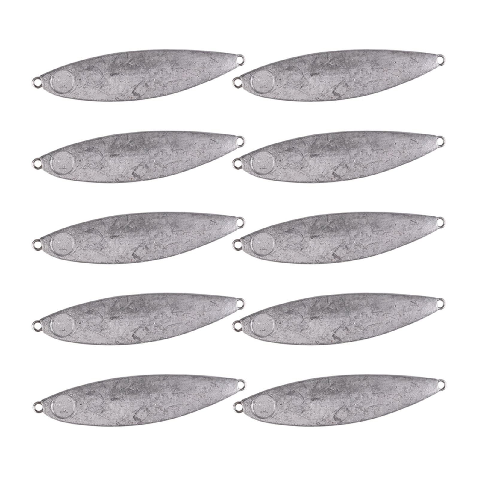 INEOUT 20 Piezas En Blanco Micro Metal Jig Shore Casting Jigging Señuelo Sin Pintar 7g-30g Cuchara Señuelos Agua Salada Pesca Jigs Cebo Artificial Aparejos