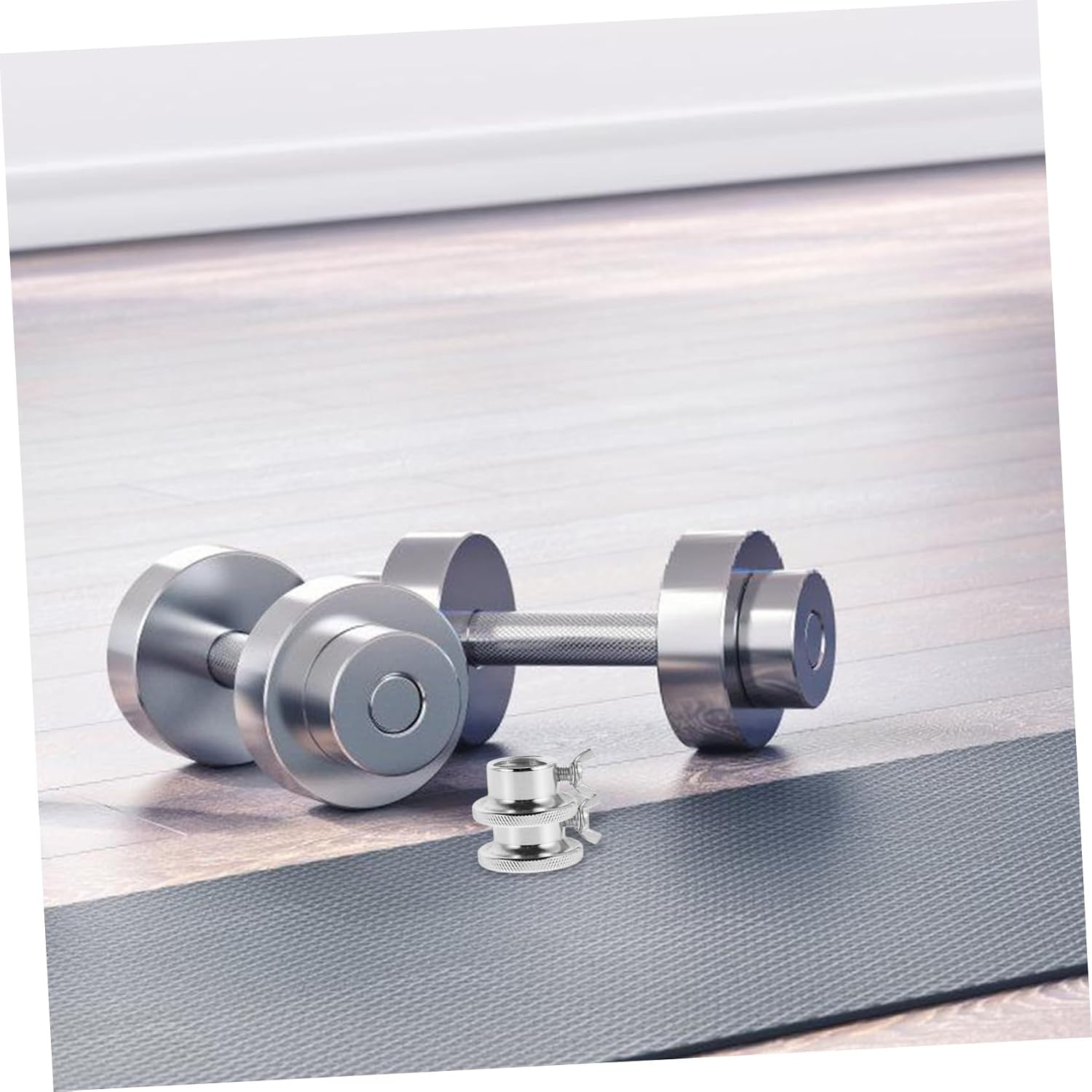 UPKOCH 2pcs - Barbell Collars for Weight Lifting Secure Dumbbell Nut Clamps Easy to Construction for Fitness Equipment Stability