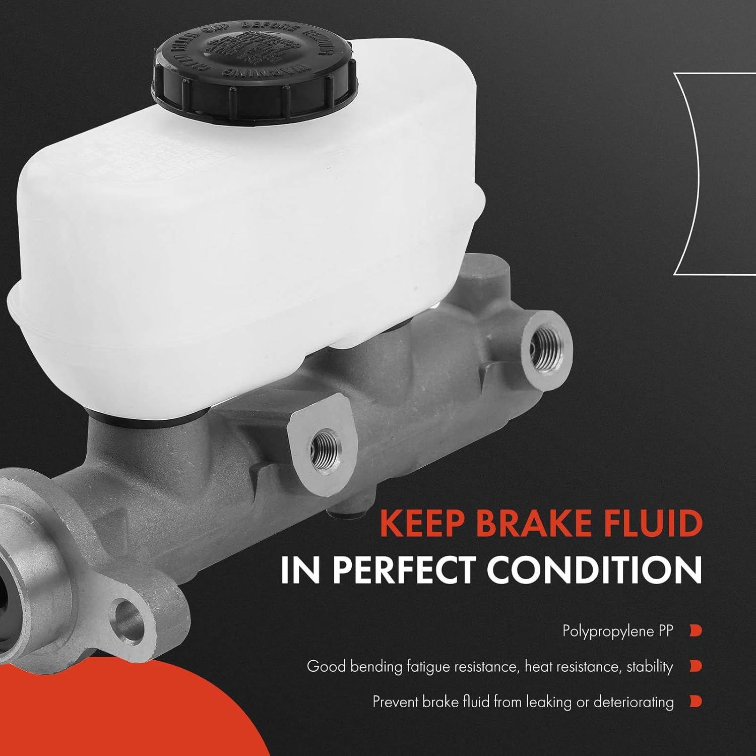 A-Premium Brake Master Cylinder with Reservoir and Cap Compatible with Ford Vehicles - For F-150 2002 2003 - Replaces 1L1Z2140BA