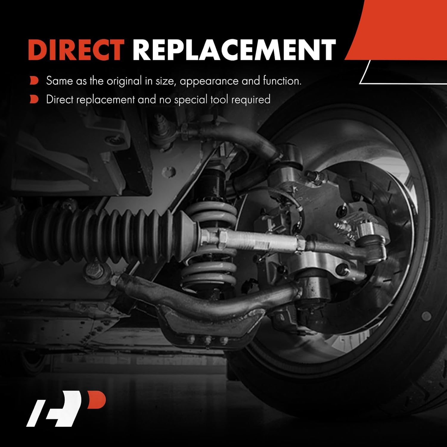 A-Premium 2 x Front Outer Tie Rod Ends, Compatible with Toyota Yaris 2016-2020, Yaris iA 2017-2018 & Scion iA 2016