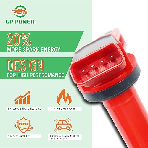 Miniatura 2 de Bobinas de encendido UF507 UF587 UF630 9091902256 90919A2005 Juego de 8 compatibles con Toyota Tundra Sequoia Land Cruiser Lexus GX460 LS460 LS600H