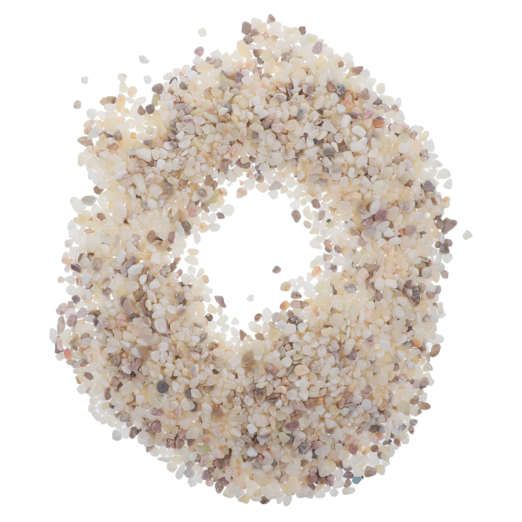1ensemble Gravier Naturel Polissé pour Aquarium Sable Décoratif pour Réservoirs Eau Douce Et Accessoire Sécurisé pour Poissons Et Plantes