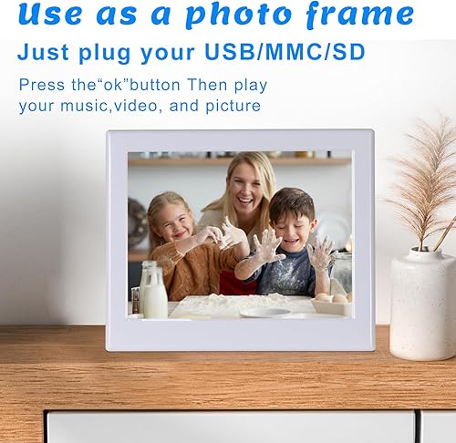 Miniatura 5 de Aowasi Reloj digital de día, sin abreviaturas, pantalla grande, día y fecha, demencia con problemas de visión, reloj calendario perfecto para