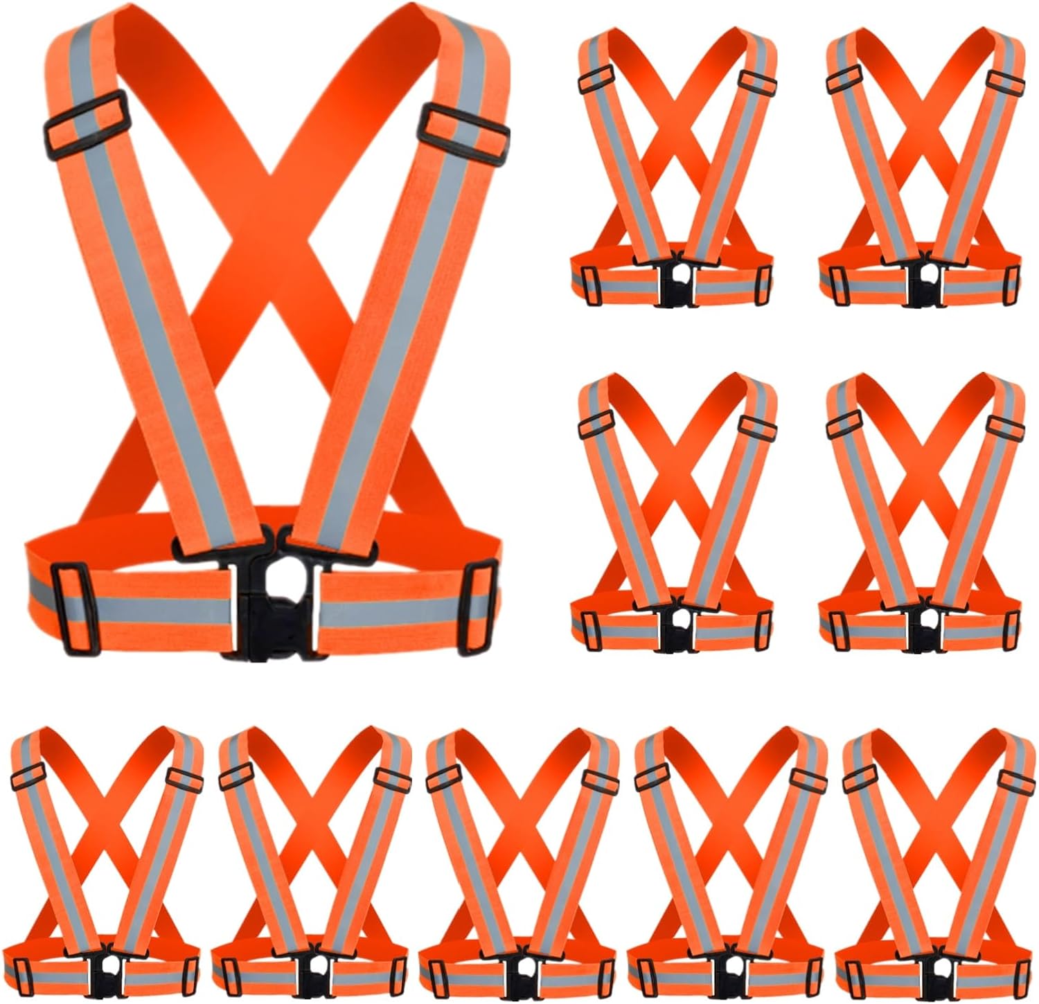 Reflective Running Vest 2-10 Pack - High Visibility Gear