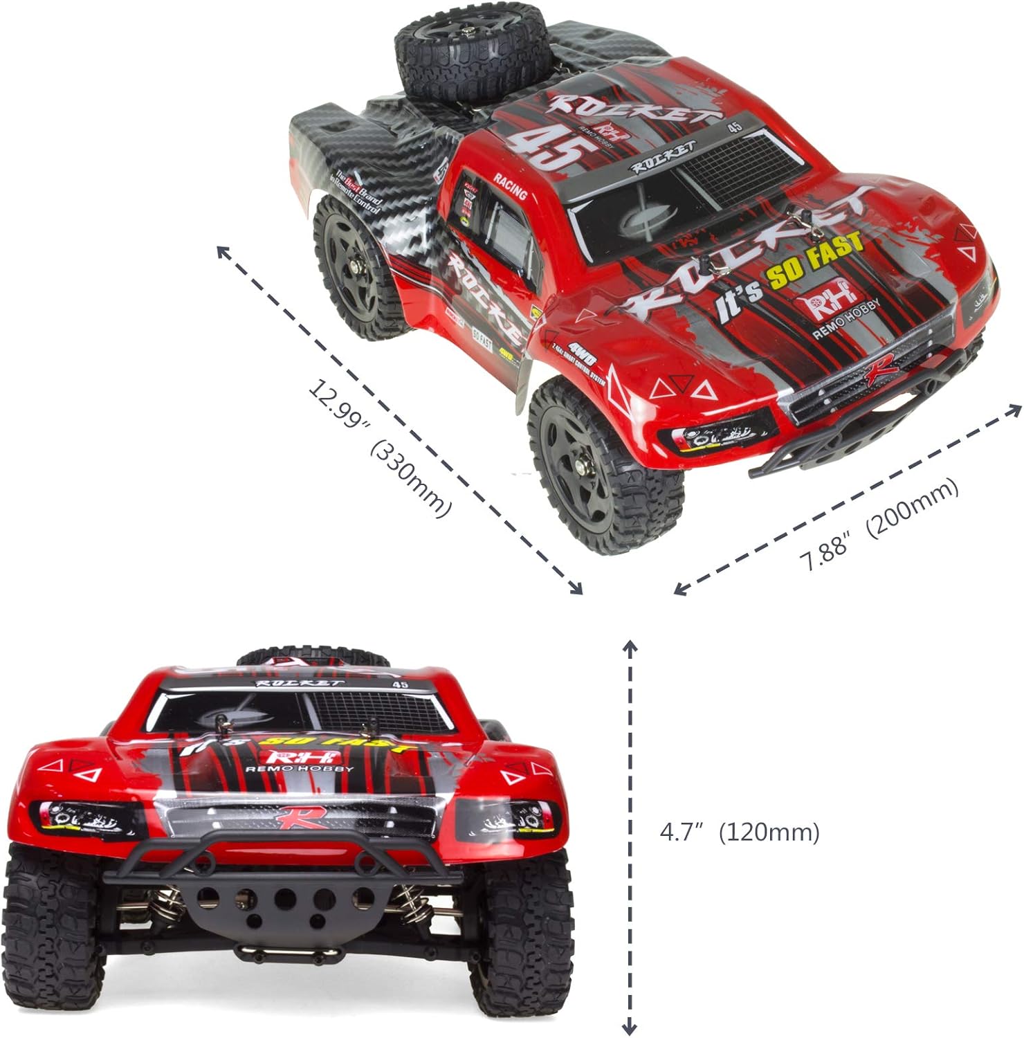 Cheerwing 1:16 Scale Short Course RC Car, 40KM/H High Speed 4WD Remote Control Truck Off-Road Remote Control Car