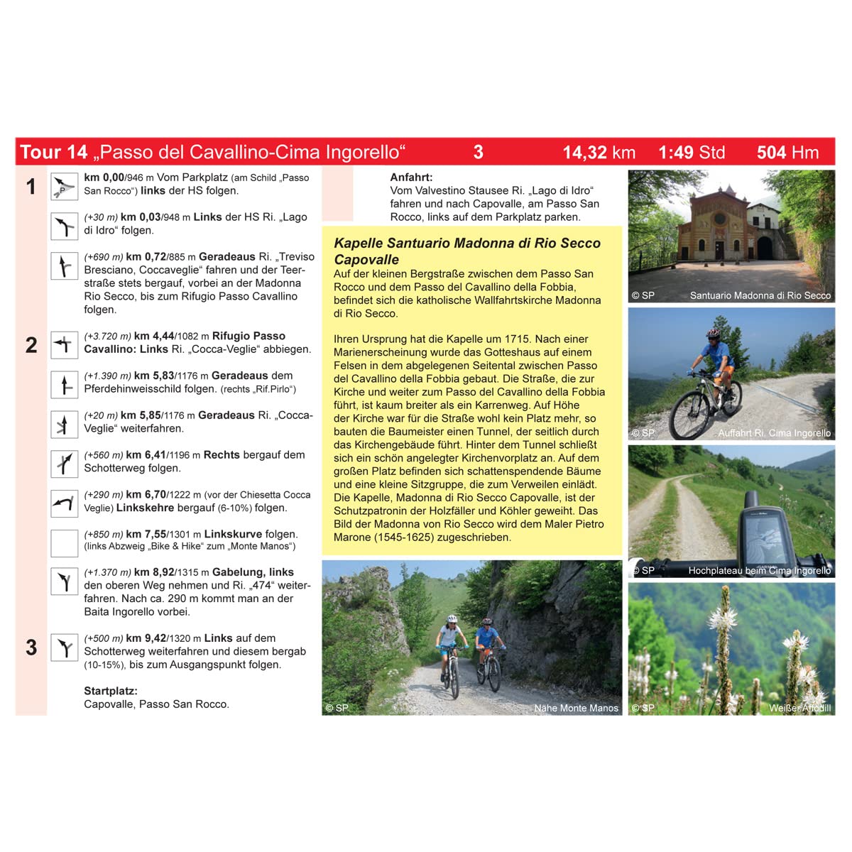 Mountainbike Touren Gardasee Südwest - Valvestino See: Band 8