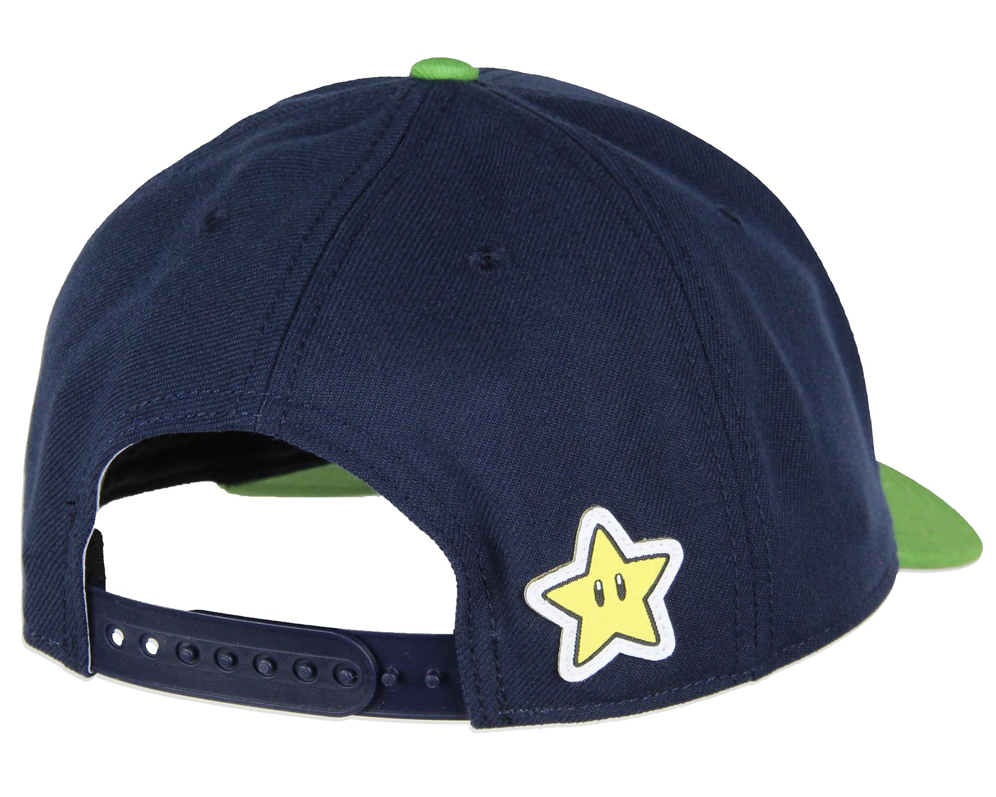 Nintendo Super Mario Luigi OSFM - Gorra ajustable con diseño bordado para adulto, Luigi, talla única